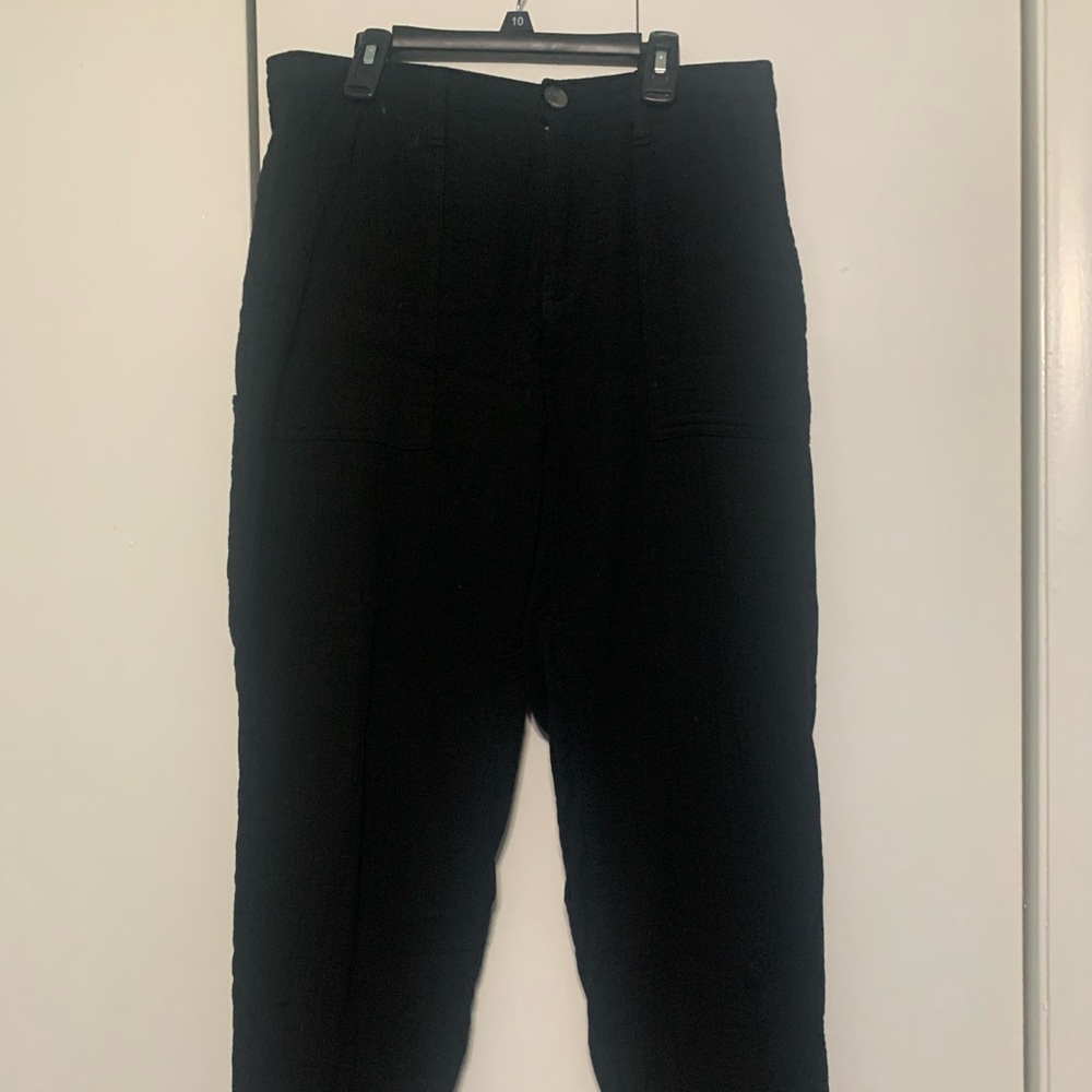 Women’s Black Linen Pants